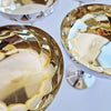 1970s gold-plated champagne glasses