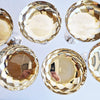 1970s gold-plated champagne glasses