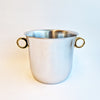 Vintage Italian wine cooler with gold-plated handles