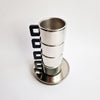 Vintage Casalinghi STO stainless steel coffee cup set
