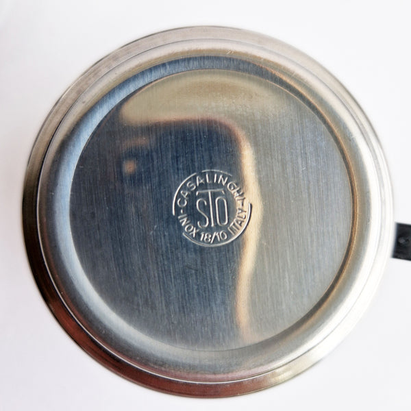 Vintage Casalinghi STO stainless steel coffee cup set