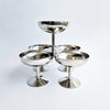 Vintage stainless steel gelato coppette (set of 5)
