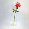 Vintage Italian tall glass swirl vase