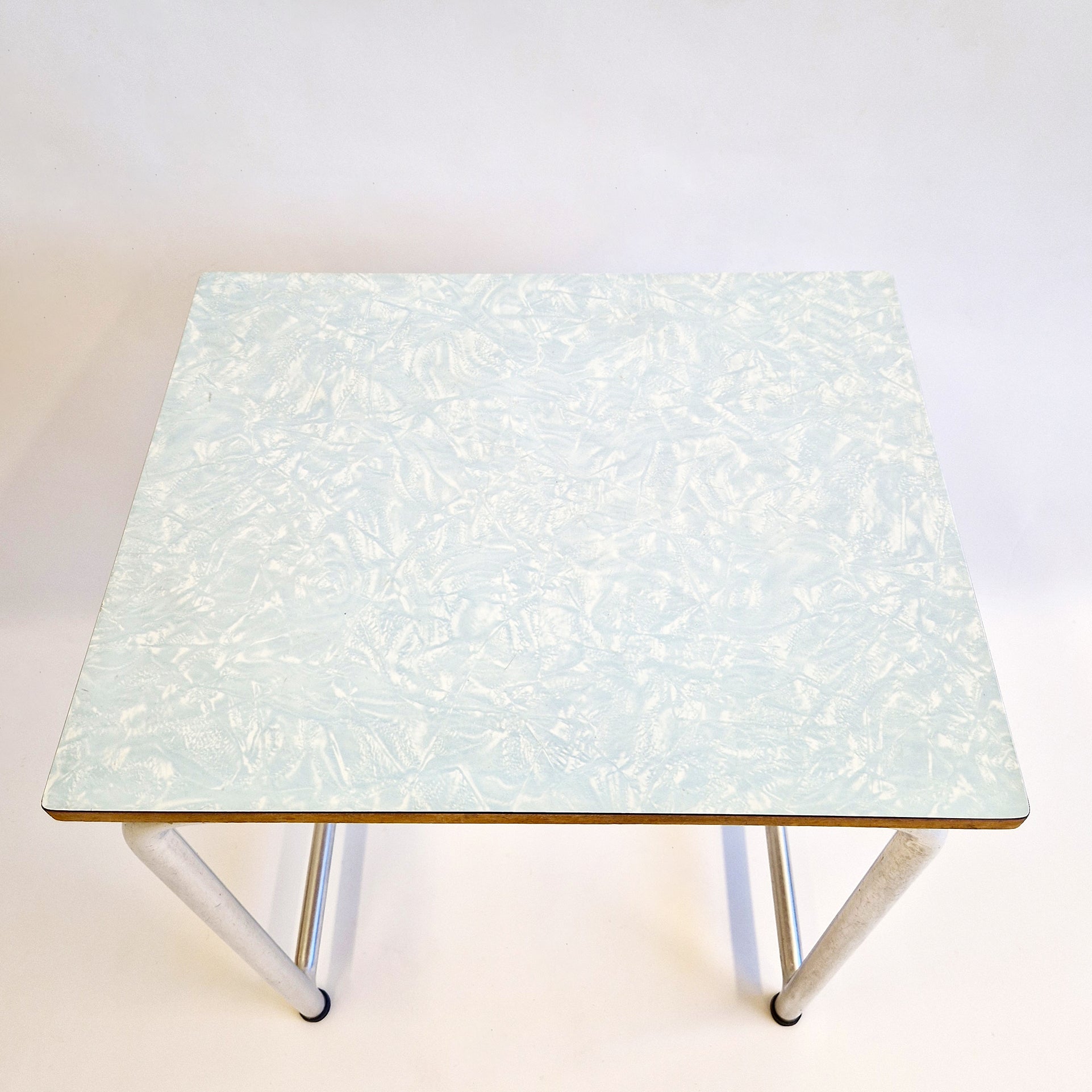 Mid-century Italian table with melamine top