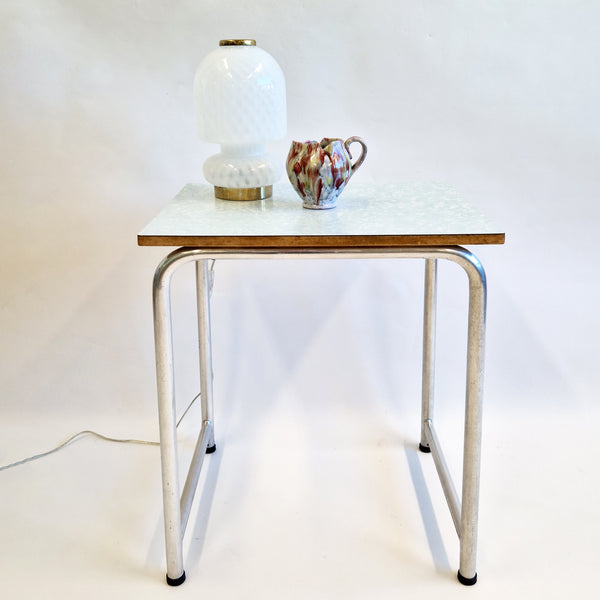 Mid-century Italian table with melamine top