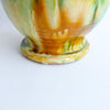 Vintage Italian terracotta glazed vase