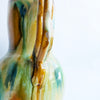 Vintage Italian terracotta glazed vase