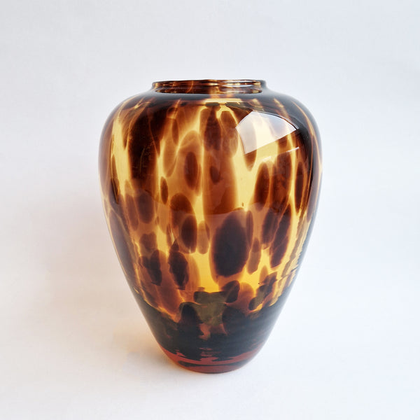 Vintage Italian tortoise vase