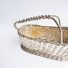 Vintage Italian wine basket
