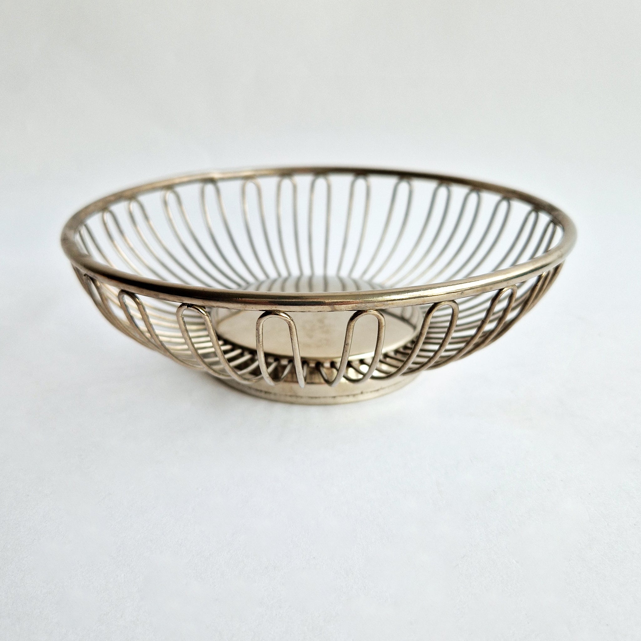 1970s Alessi-style small basket