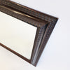 Vintage Italian mirror with dark wood frame