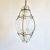 Vintage Murano caged glass lantern