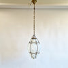 Vintage Murano caged glass lantern