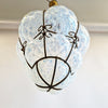 Vintage Murano caged glass lantern