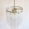 Vintage Murano chandelier in Venini style