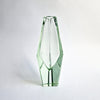 Vintage Murano faceted green vase