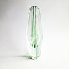 Vintage Murano faceted green vase