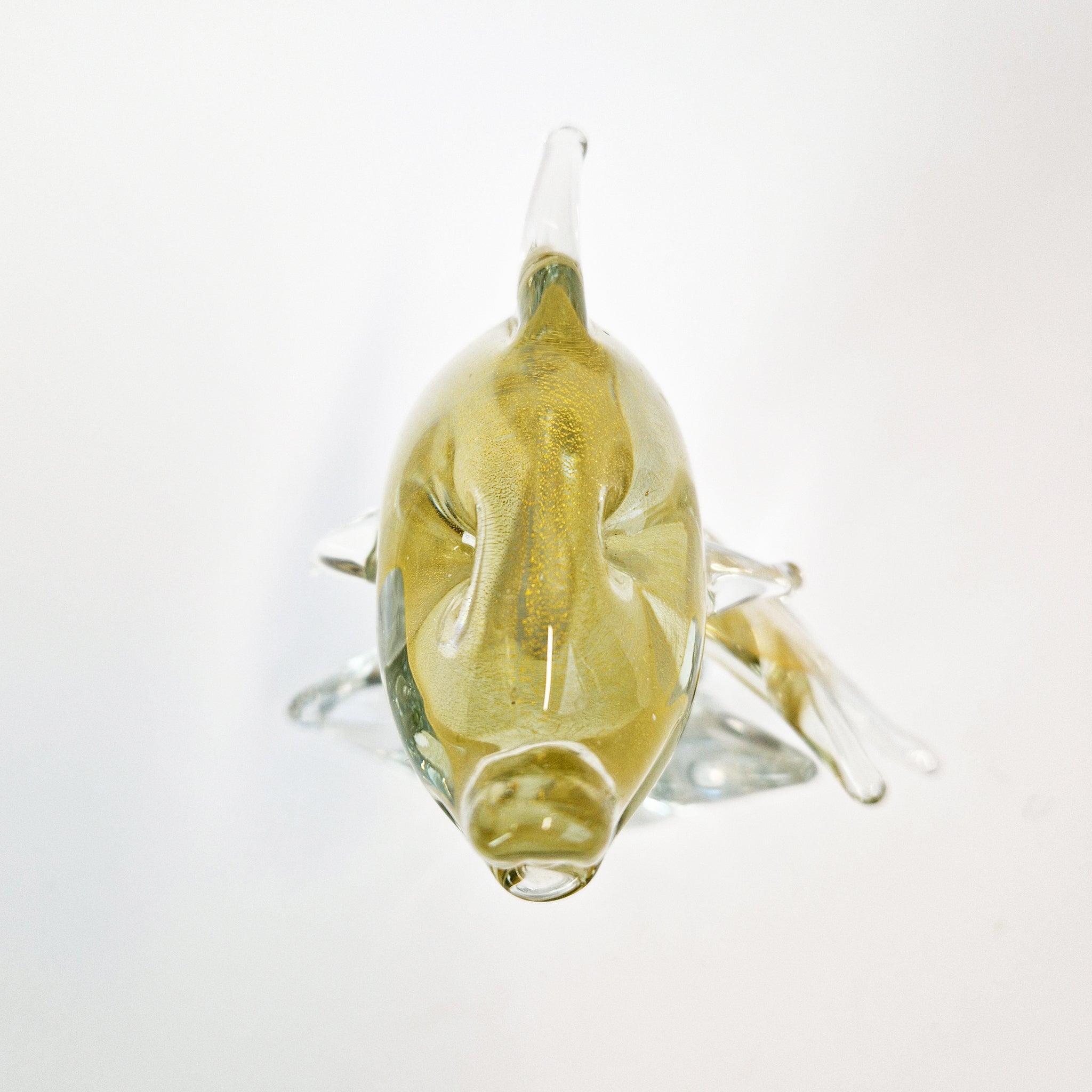 Vintage Murano glass jumping dolphin