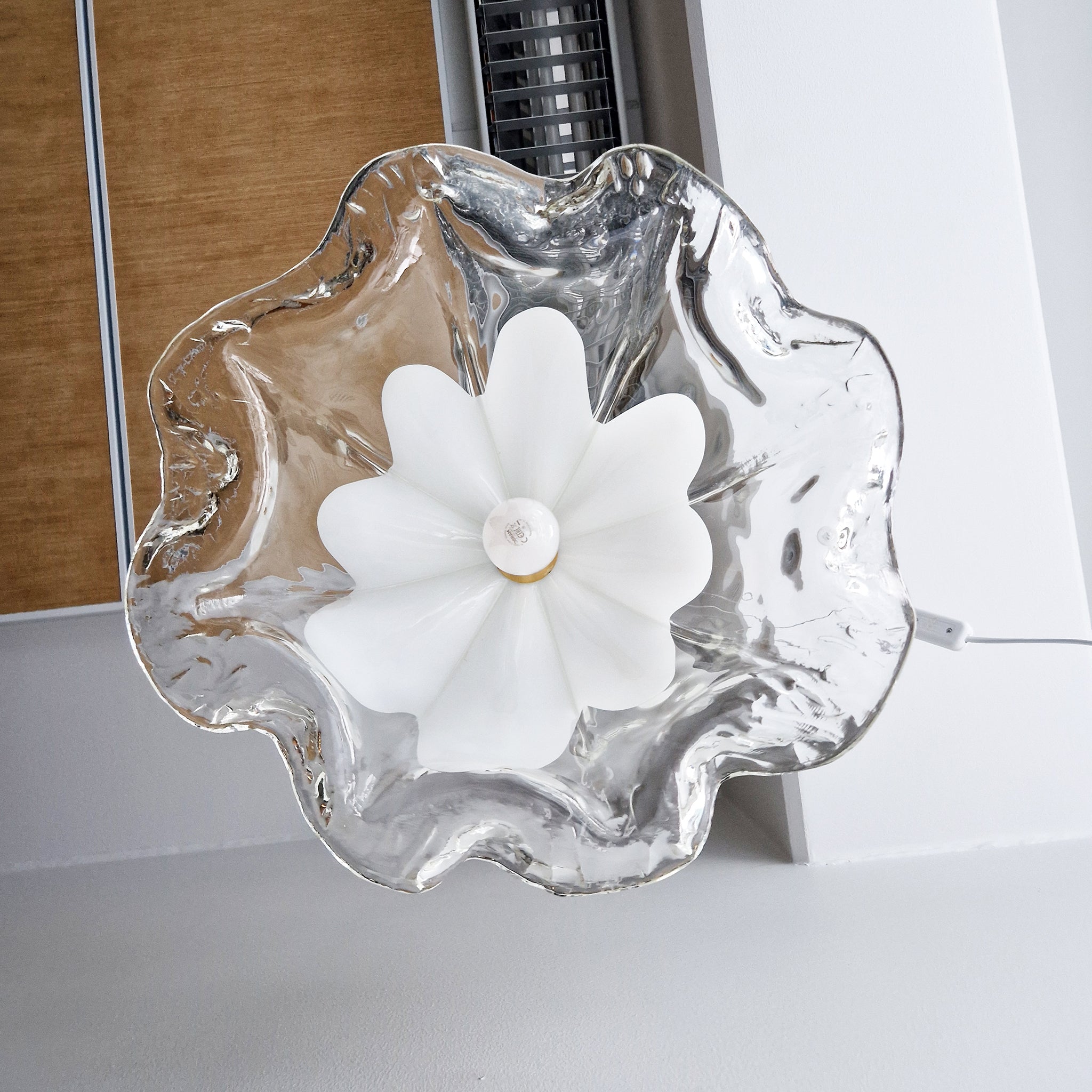 Vintage Murano bell-shaped pendant light by La Murrina