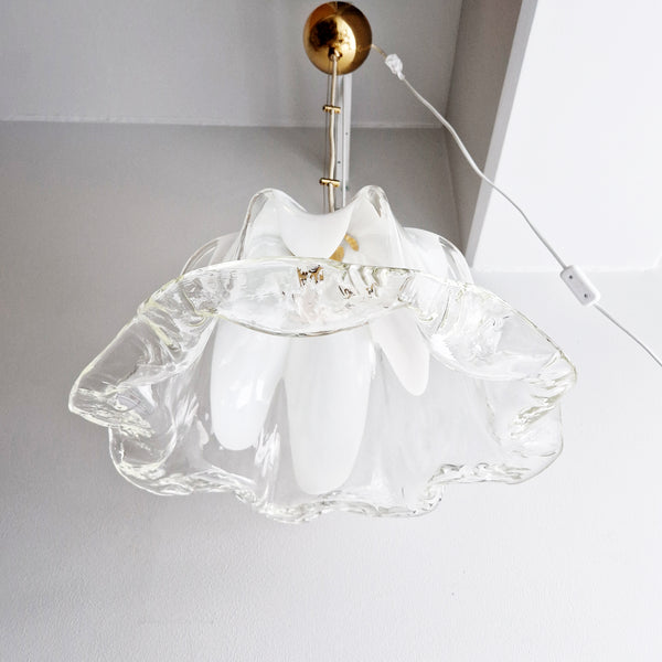 Vintage Murano bell-shaped pendant light by La Murrina