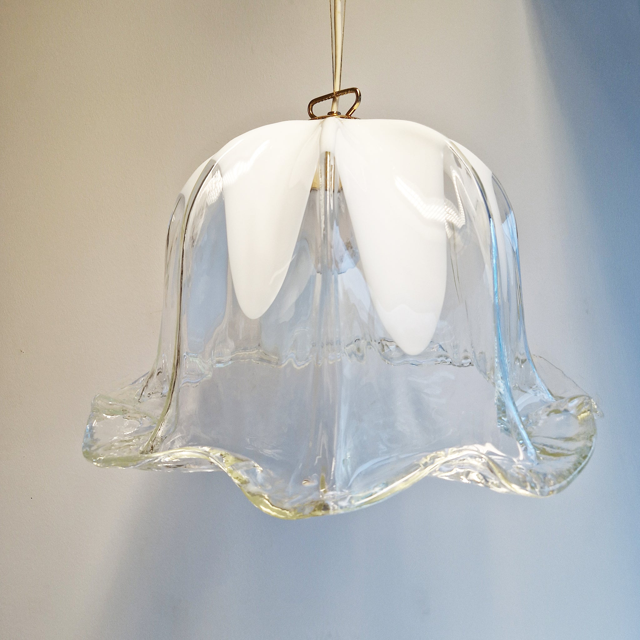 Vintage Murano bell-shaped pendant light by La Murrina