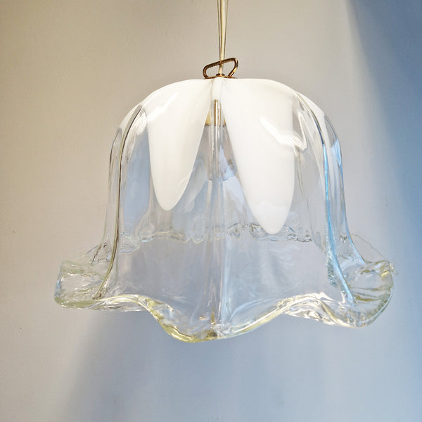 Vintage Murano bell-shaped pendant light by La Murrina