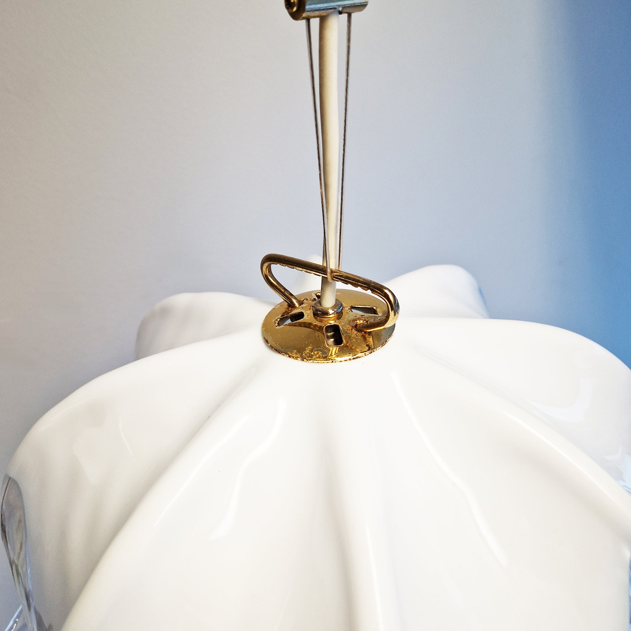 Vintage Murano bell-shaped pendant light by La Murrina