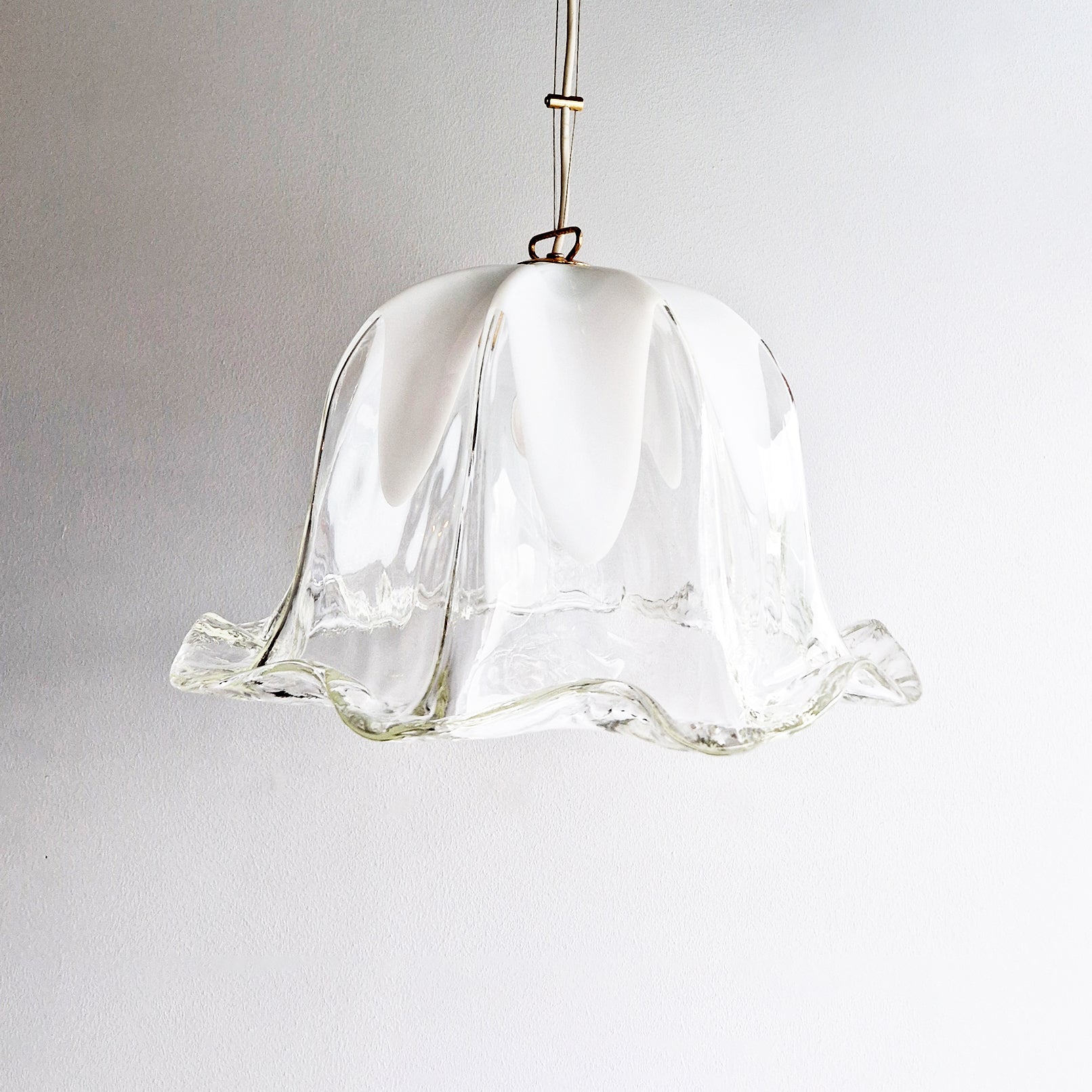 Vintage Murano bell-shaped pendant light by La Murrina