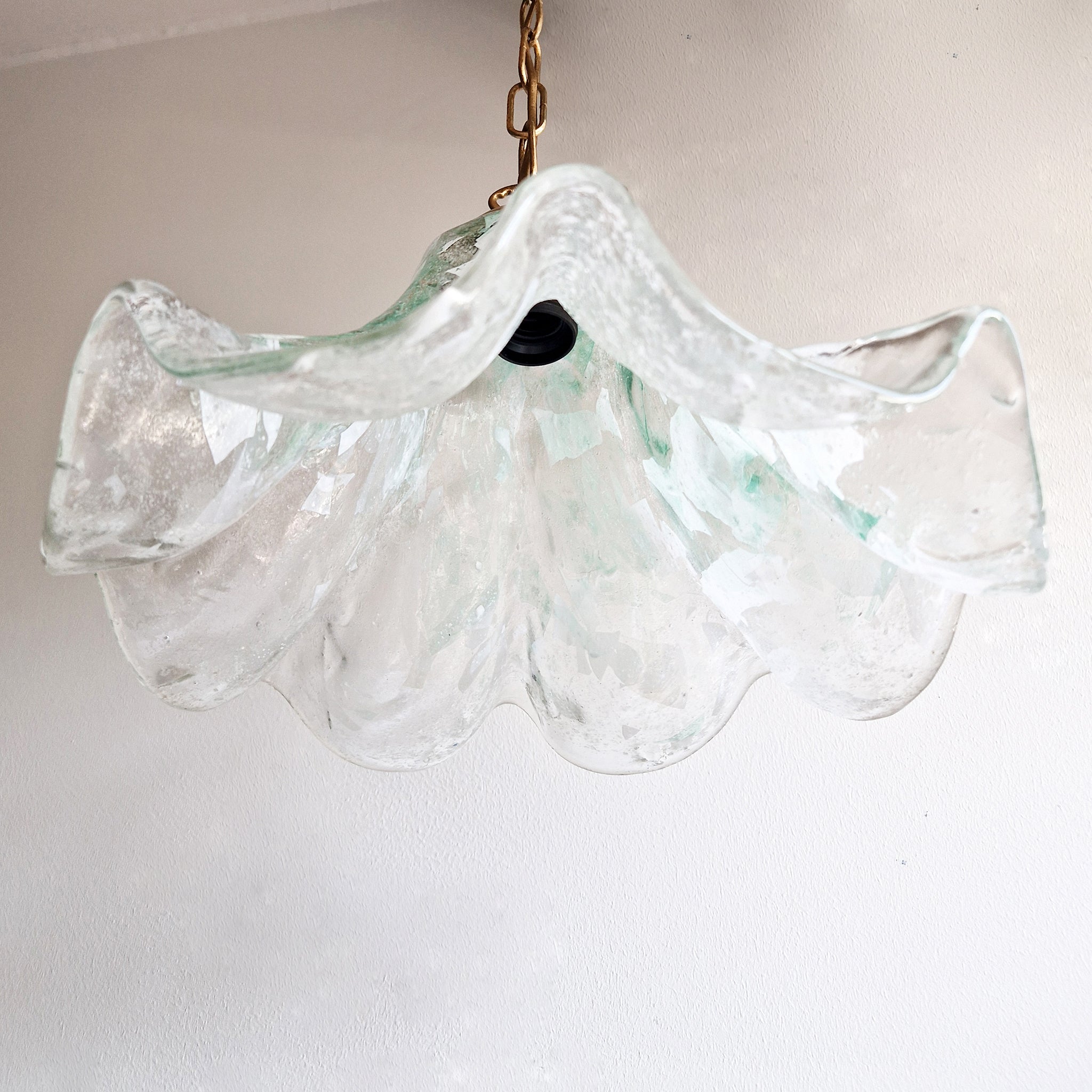 Vintage Murano glass pendant light