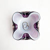 Vintage Murano purple glass bowl