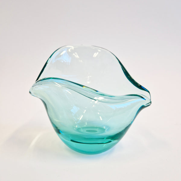 Vintage Murano glass shell bowl by Archimede Seguso