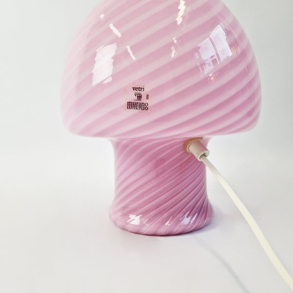 Vintage Murano mushroom lamp by Vetri Murano