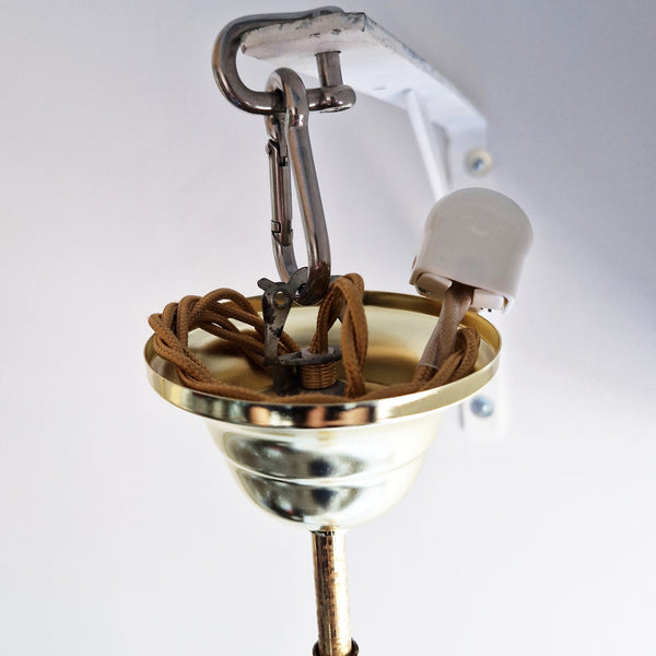 1970s Murano ruffled pendant light by De Majo