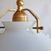1970s Murano ruffled pendant light by De Majo