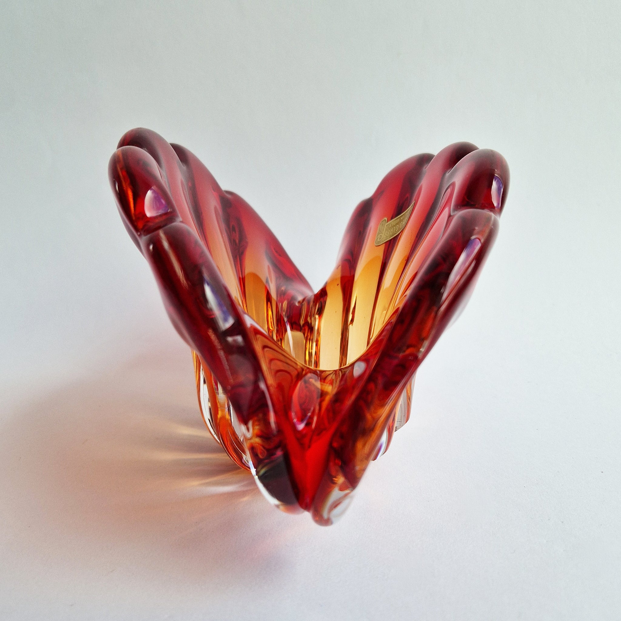 Vintage Murano seashell bowl