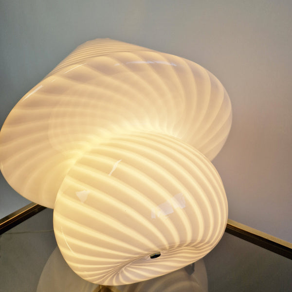 1980s XL Murano mushroom lamp by Ferro & Lazzarini