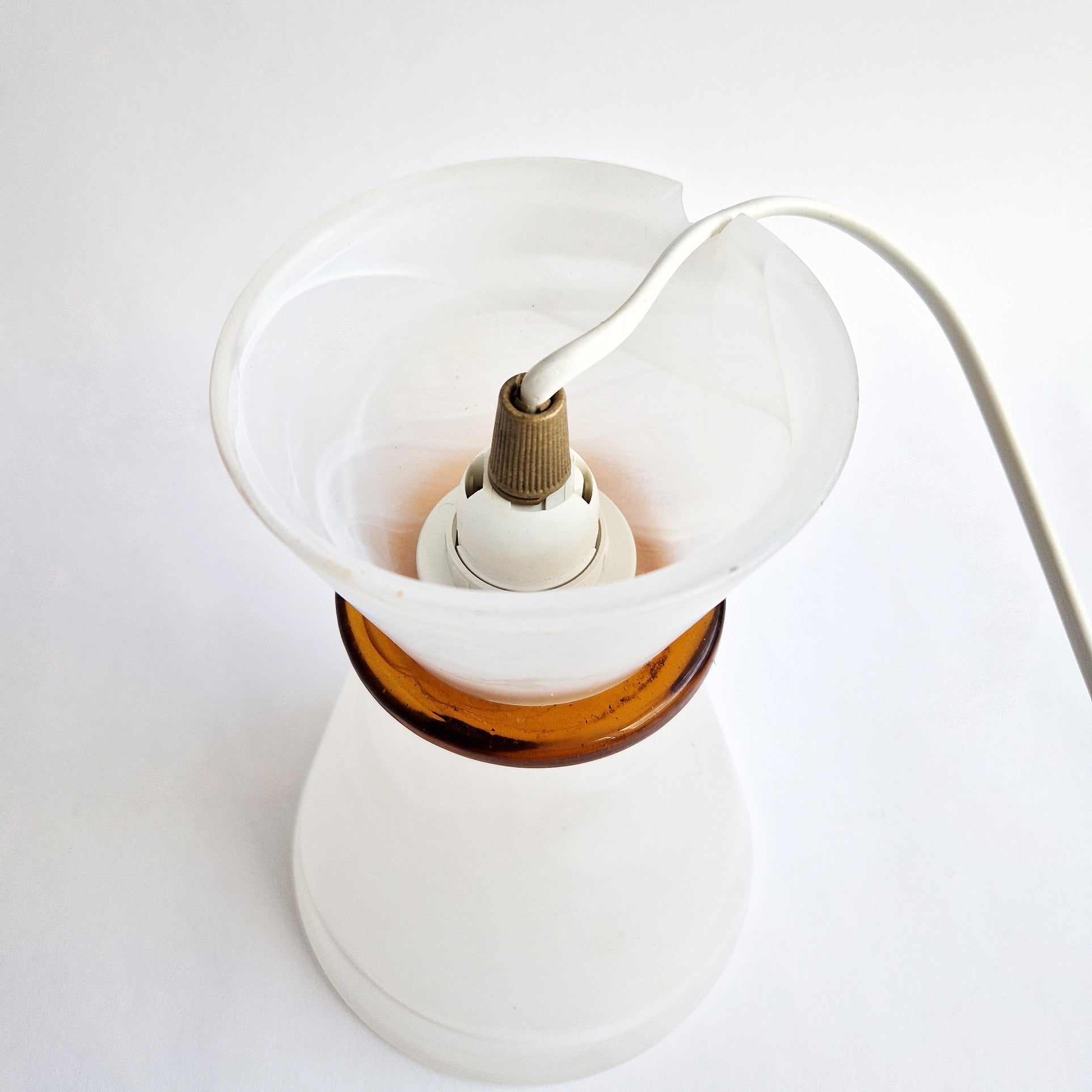 Vintage Murano glass table lamp by Effetre