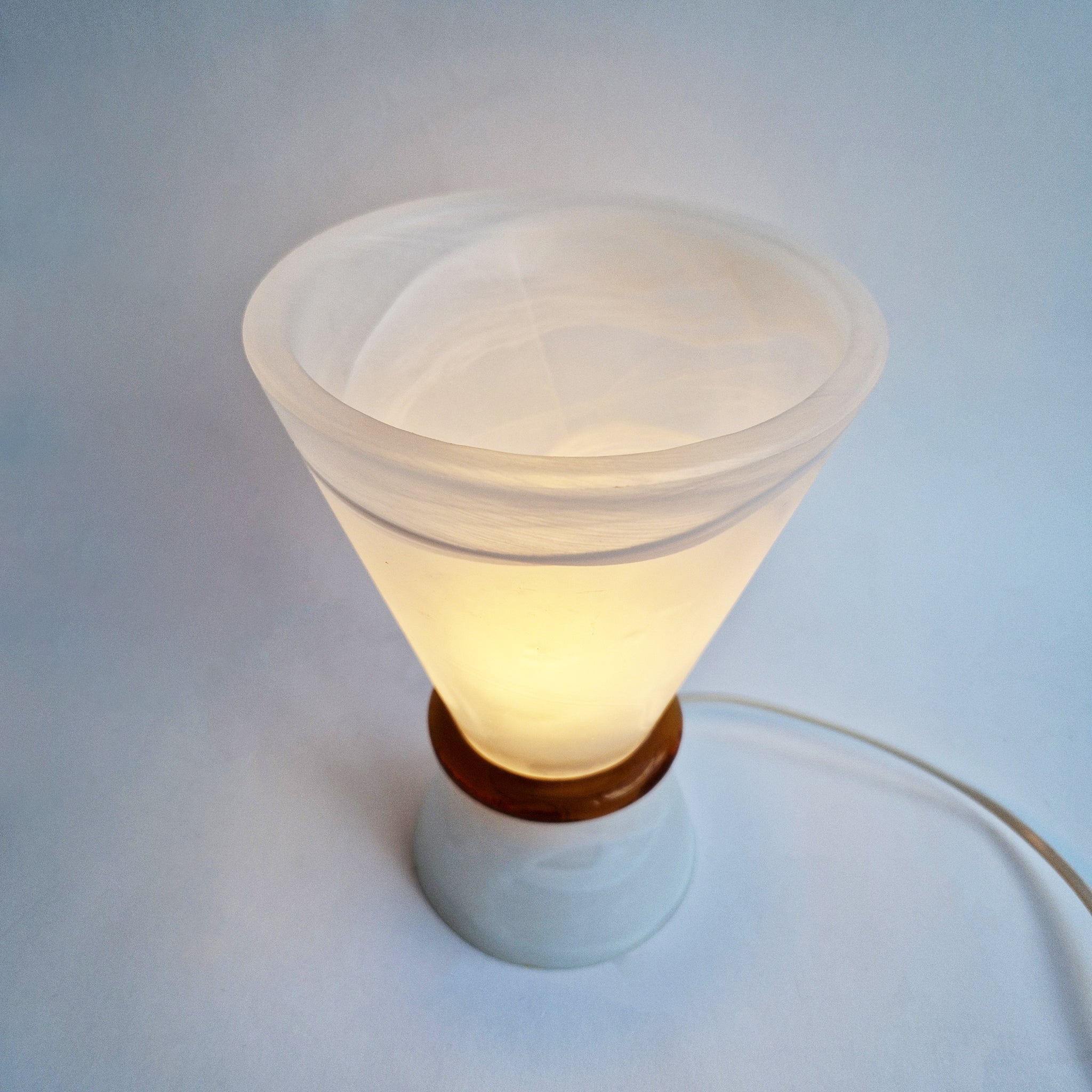 Vintage Murano glass table lamp by Effetre