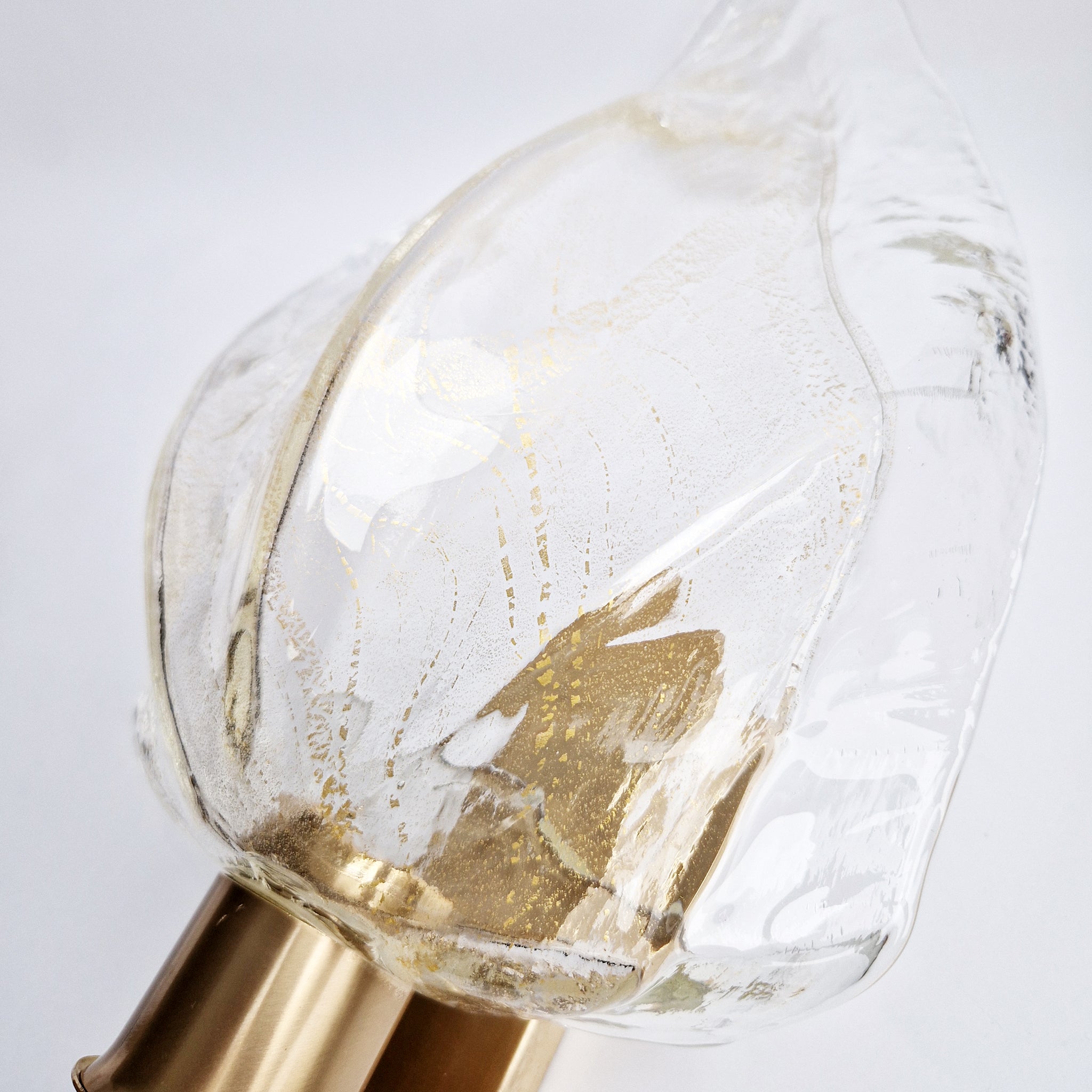 Vintage Murano wall sconces by La Murrina