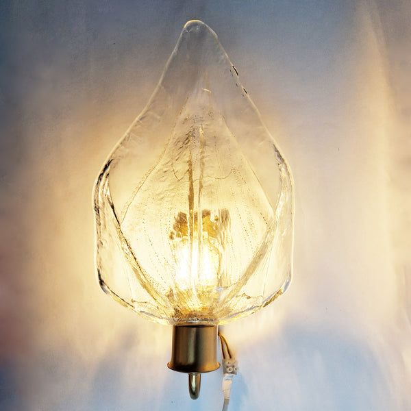 Vintage Murano wall sconces by La Murrina