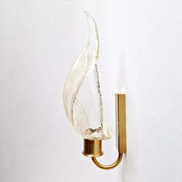 Vintage Murano wall sconces by La Murrina
