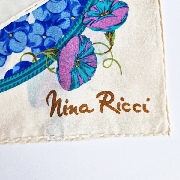 Vintage Nina Ricci silk scarf