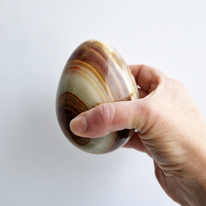Vintage onyx egg