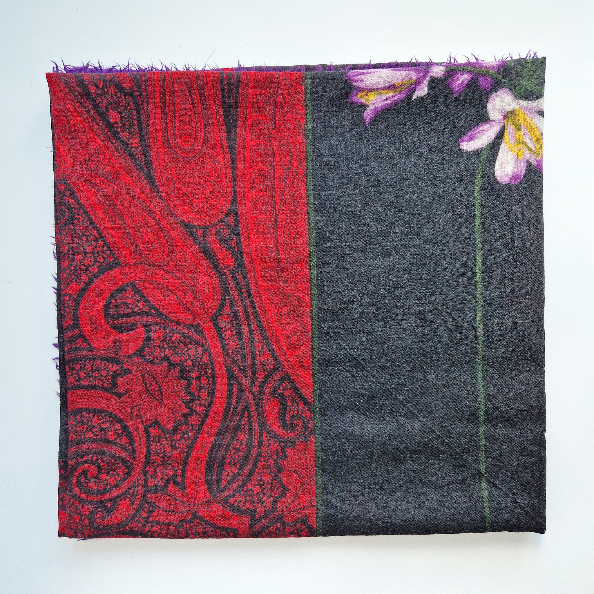 Vintage Valentino wool and silk scarf