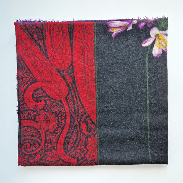 Vintage Valentino wool and silk scarf