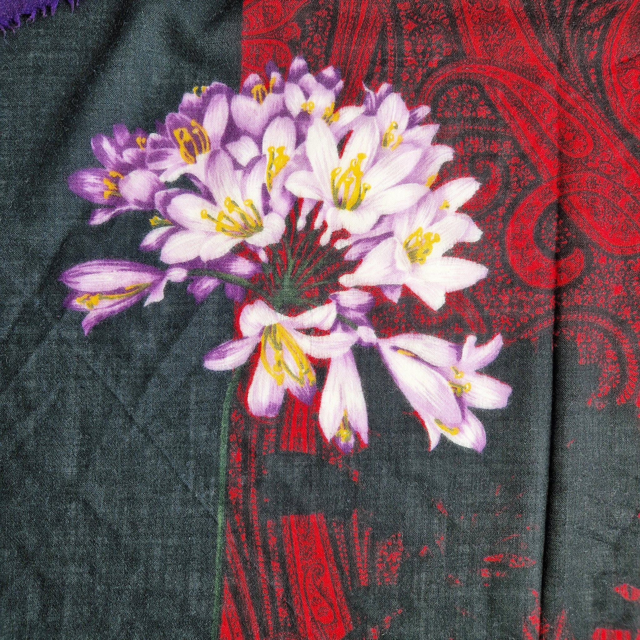 Vintage Valentino wool and silk scarf