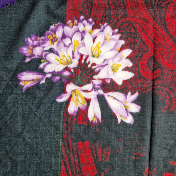 Vintage Valentino wool and silk scarf