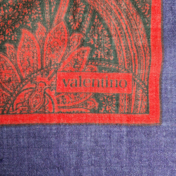 Vintage Valentino wool and silk scarf