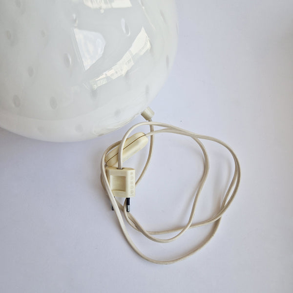 Vintage Murano glass pear lamp