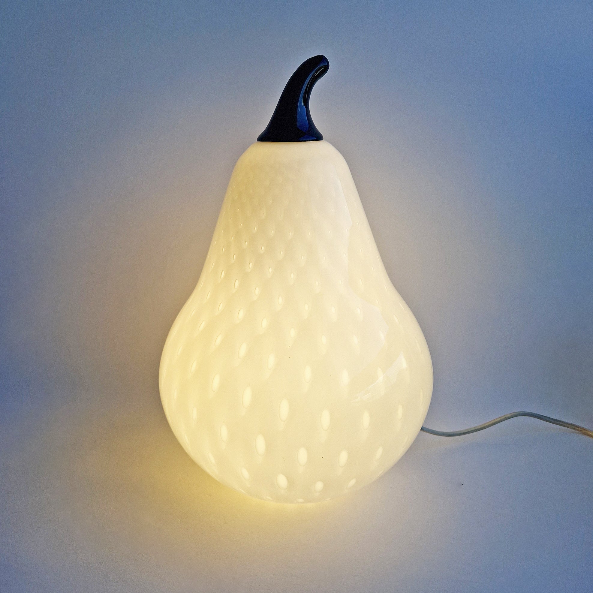 Vintage Murano glass pear lamp